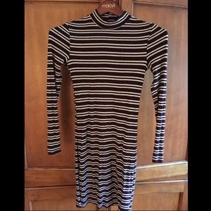 American apparel striped dress-perfect for fall!